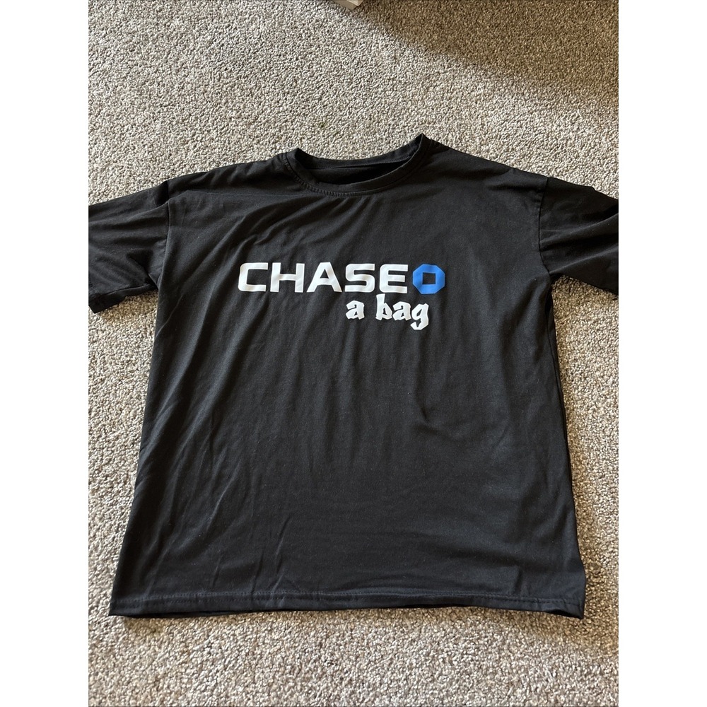 Chase A Bag Black Youth Tshirt‎ Size Large